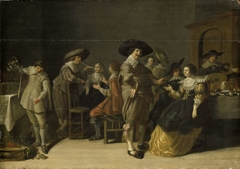 Distinguished company in a room by Unknown Artist