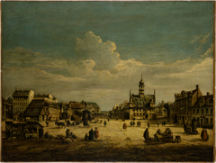 Dresden Neustadt with a View Towards the North by Bernardo Bellotto