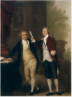 Edmund Burke (1729-1797) in Conversation with Charles James Fox (1749-1806) by Thomas Hickey