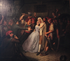 Elisabeth de Cazotte saves her father's life in the Abbey prison, 23 September 1792