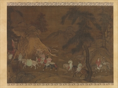 Emperor Xuanzong's Flight to Shu by Anonymous