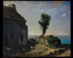 End of the Hamlet of Gruchy by Jean-François Millet