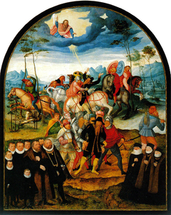 Epitaph for Veit Oertel the Elder and his Family: The Conversion of Saul