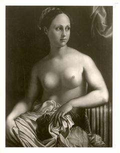 Female nude, half figure