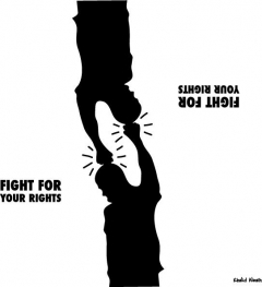 Fight for your rights by Khalid Albaih