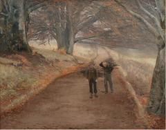 Footpath near Herlufsholm, Zealand by Laurits Andersen Ring