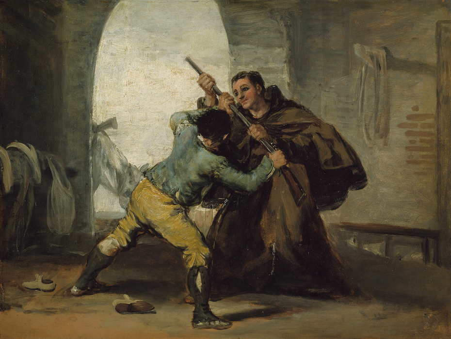 Friar Pedro Wrests the Gun from El Maragato