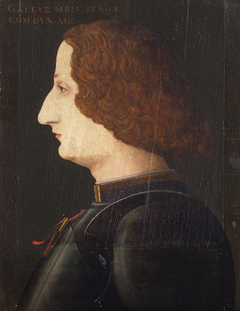 Galeazzo Maria Sforza (1444-1476), Herzog von Mailand, im Profil