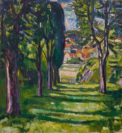 Garden in Kragerø by Edvard Munch