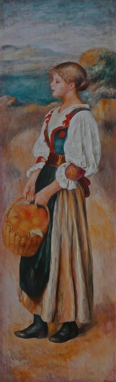 Girl with a Basket of Oranges