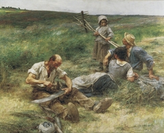 Haymaking by Léon Augustin Lhermitte