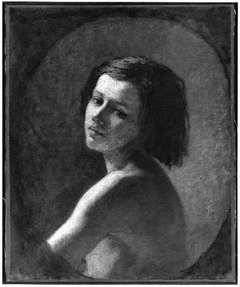 Head of a Girl by William Morris Hunt