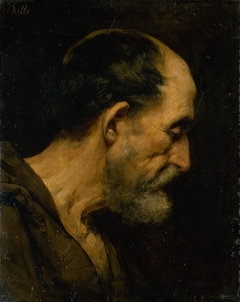 Head Study of an Old Man by Ede Balló