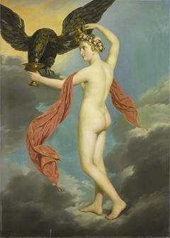 Hebe with Jupiter in the Guise of an Eagle by Gustav-Adolphe Diez