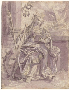 Heilige Catharina by Maerten de Vos