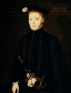 Henry Stuart, Lord Darnley, 1545 - 1567. Consort of Mary, Queen of Scots by Hans Eworth