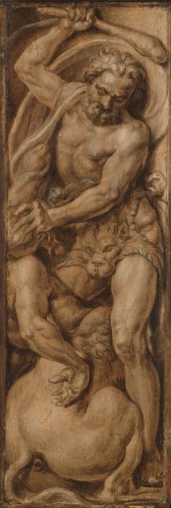 Hercules destroying the centaur Nessus