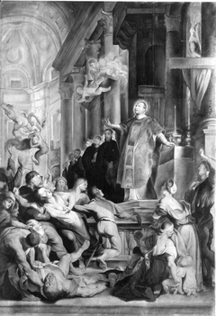 Hl. Ignatius heilt eine Besessene (Kopie nach) by Peter Paul Rubens