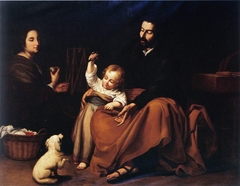 Holy Family with bird