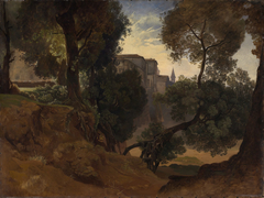 Im Park der Villa Chigi in Ariccia bei Rom by Heinrich Ludwig