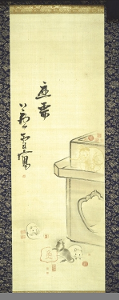 Image of Daikoku and the Artist's Seals