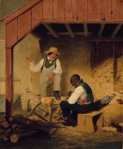 In the Woodshed by James Goodwyn Clonney