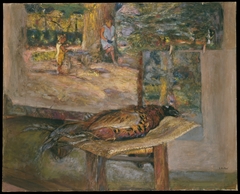 Interior with Paintings and a Pheasant by Édouard Vuillard