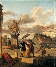 Italian Port Scene