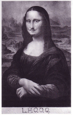L.H.O.O.Q. (Mona Lisa) by Marcel Duchamp