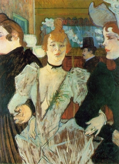 La Goulue at the Moulin Rouge by Henri de Toulouse-Lautrec