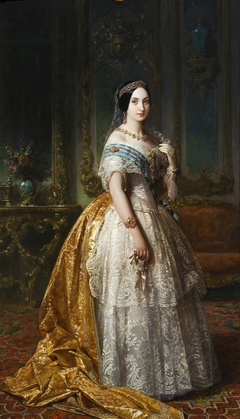 La infanta Luisa Fernanda de Borbón, duquesa de Montpensier by Federico de Madrazo y Kuntz