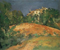 La maison de Bellevue sur la colline by Paul Cézanne