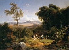 Landscape inspired by the View of Frascati