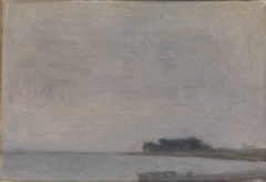 Landscape on the Island of Falster by Vilhelm Hammershøi