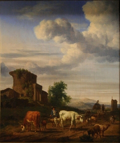 Landscape with Ruins by Adriaen van de Velde