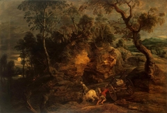 Landscape with Stone Carriers