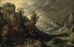 Landscape with Tobias and the Angel by Kerstiaen de Keuninck