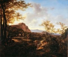 Landscape with Travellers by Jan Both
