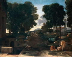 Landscape with Travellers Resting, known as A Roman Road