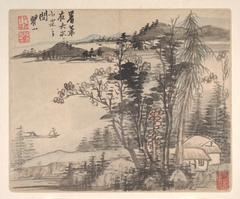 Landscapes after Ancient Masters by Mei Qing