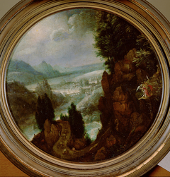 Landschaft mit Tobias und dem Erzengel Raphael auf Wanderschaft by Jacob Savery
