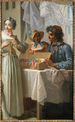 Le marchand de rubans (fragment) by Étienne Jeaurat