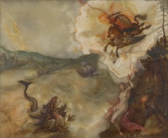 Liberation of Andromeda, release of the winds by Aeolus and Aeneas