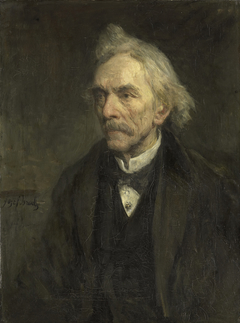 Louis Jacques Veltman (1817-1907).  Actor by Jozef Israëls