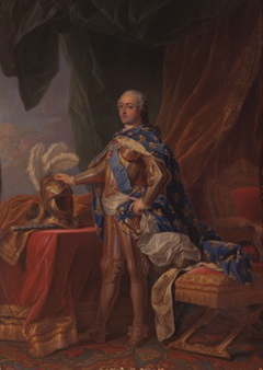 Louis XV in Armour by Charles-André van Loo