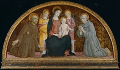 Madonna and Child with Saints Francis and Bernardino by Guidoccio Cozzarelli