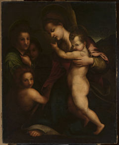 Madonna and Child with St. John the Baptist by Andrea del Sarto