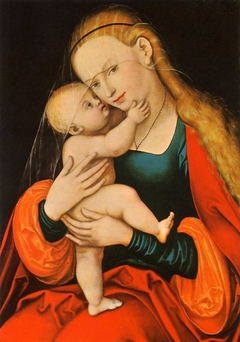 Maria Hilf by Lucas Cranach the Elder