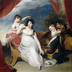 Maria Mathilda Bingham with Two of her Children