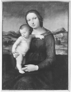 Maria mit Kind (Kopie nach) by Raphael